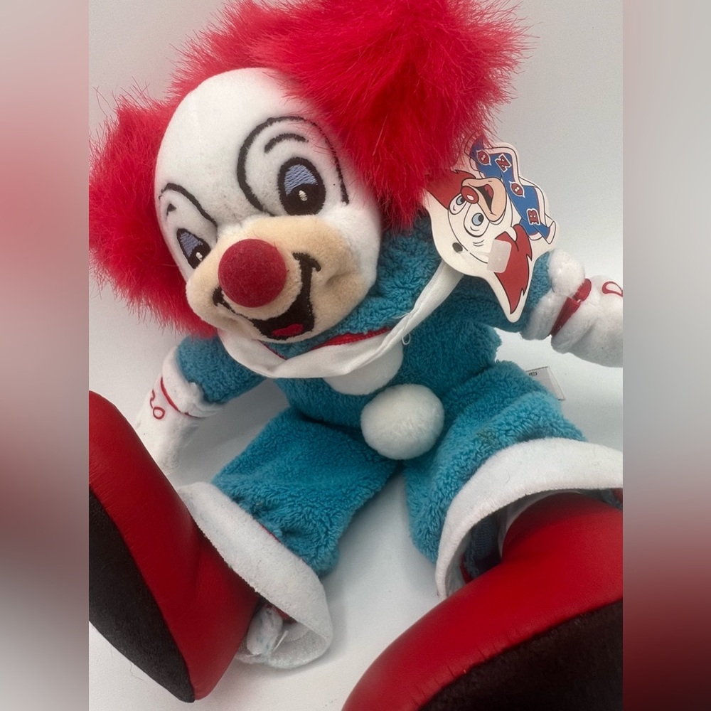 Vintage Larry Harmon Bozo The Clown Plush Doll 9" Collectible - VGC